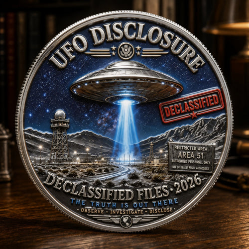 CosmicTruth - Moneda conmemorativa de la revelación OVNI 2026