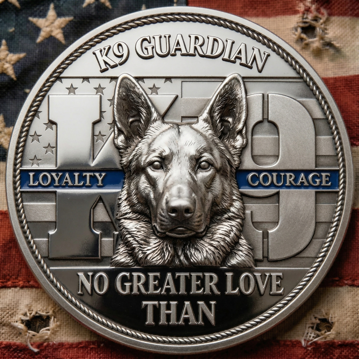 La promesa del guardián: moneda de honor K9