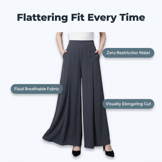 BelleFlow – Figur schmeichelnde Wide-Leg-Komforthose