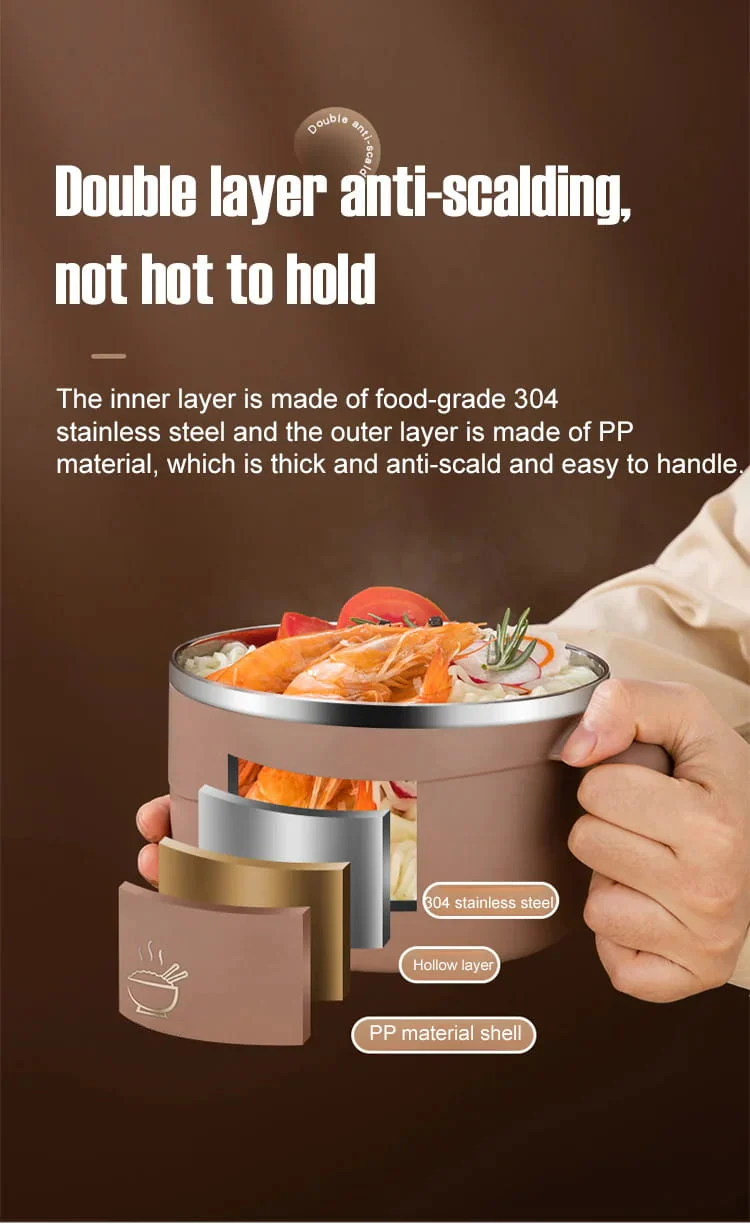 SteamCore – Tazón de Fideos de Acero Inoxidable