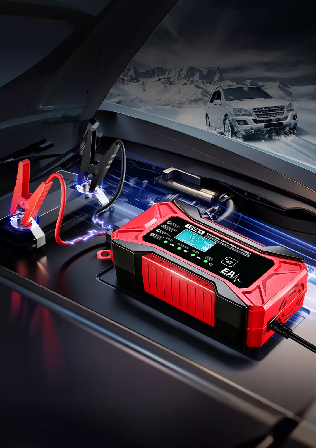 PowerRevive – Arrancador inteligente de baterías de coche