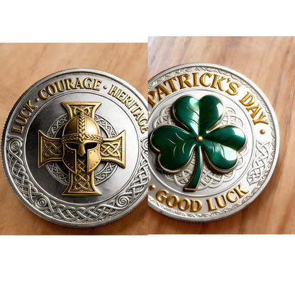 EmeraldLegacy - Moneda Coleccionable del Día de San Patricio