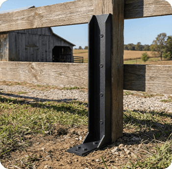 StabiliPost – Estaca de reparación instantánea para vallas