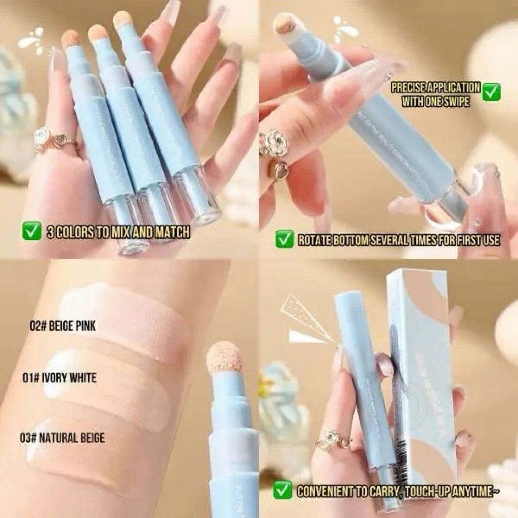GlowFix – Lápiz corrector doble hidratación 24H