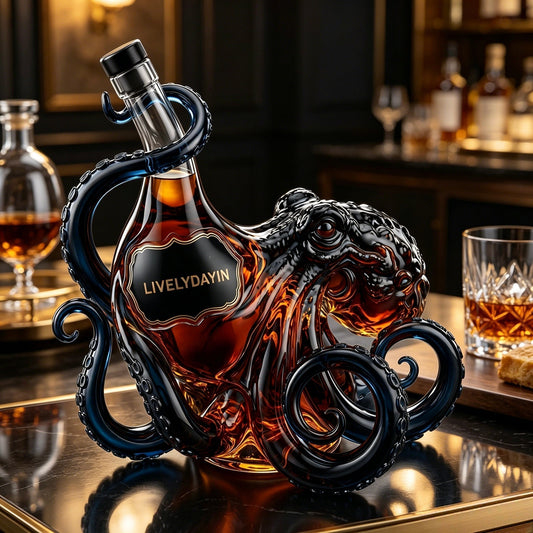 DeepPour – Oktopus-Sammlerkaraffe für Whisky