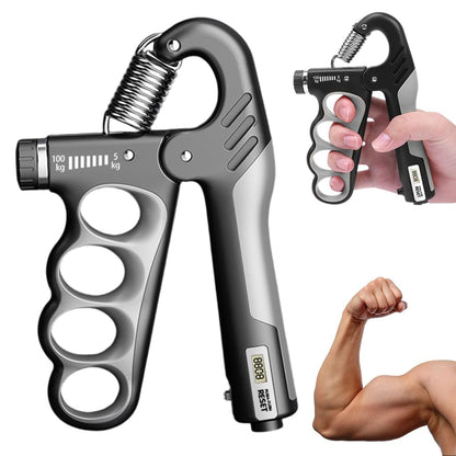 GripTrack – Ejercitador de mano con contador automático