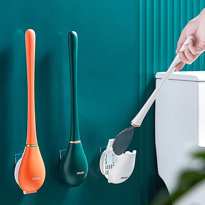 CleanFlow – Flexibles Silikon-Toilettenbürsten-Set