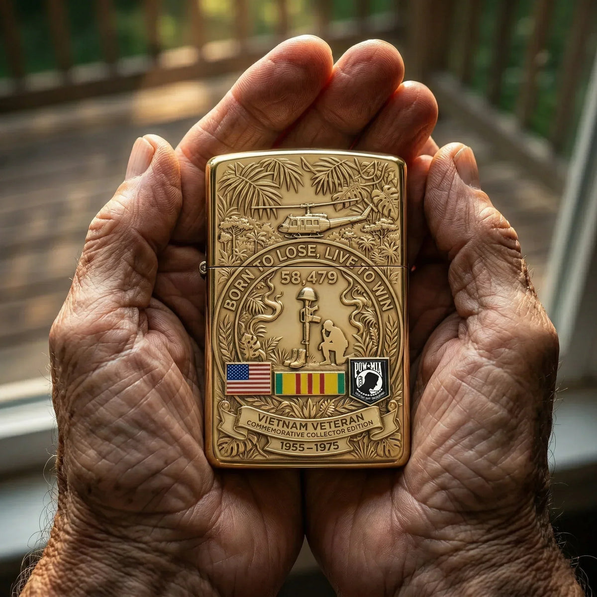 ValorFlame - Encendedor de Edición Limitada Conmemorativo para Veteranos de Vietnam 🇺🇸