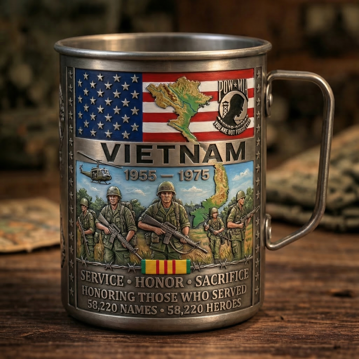FreedomSteel – Taza Veterano de Vietnam