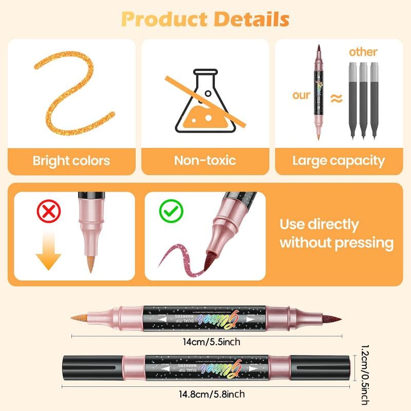 SparkBrush – Glitzereffekt-Kunstmarker