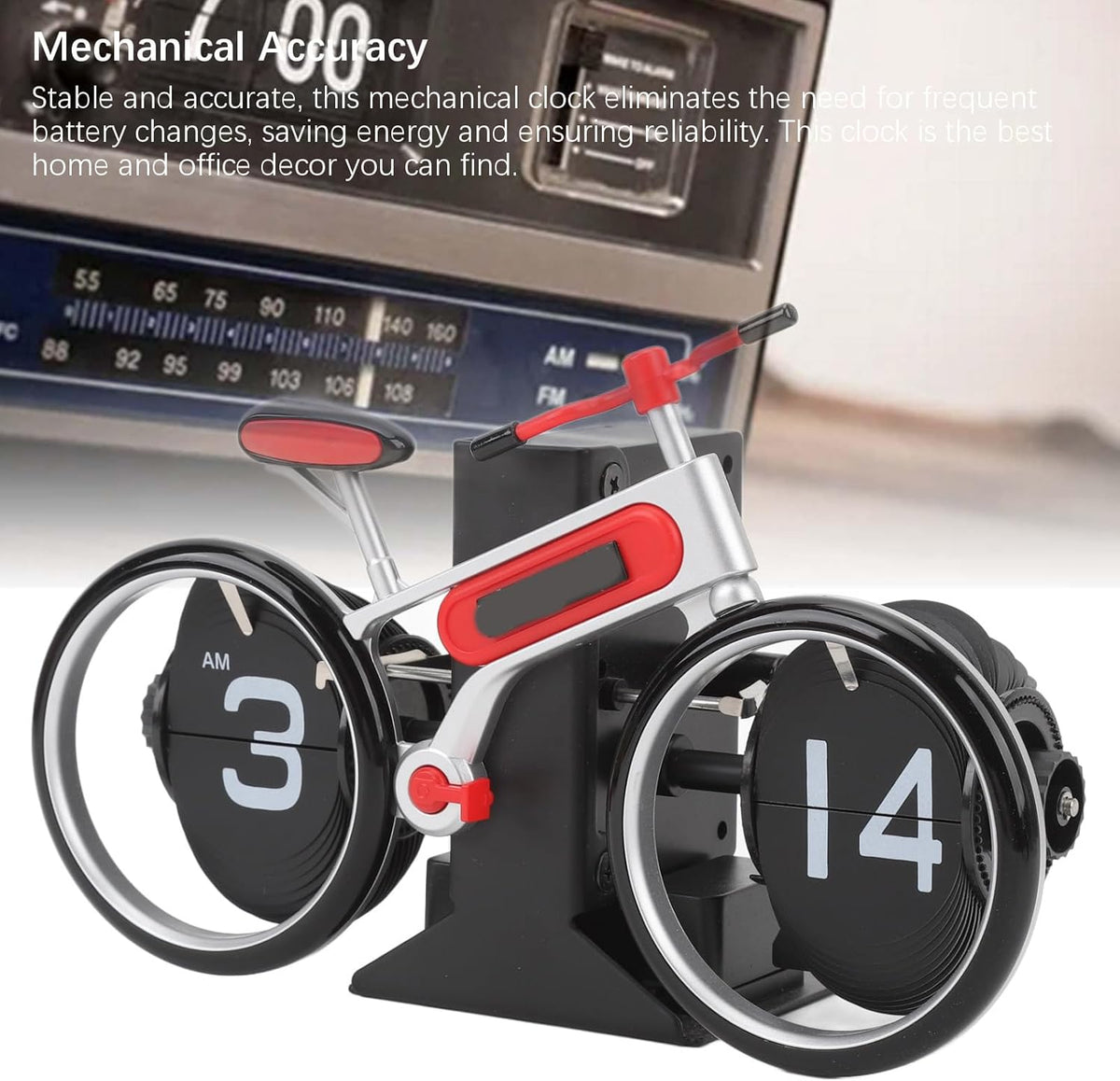CycleTime - Reloj de pie de bicicleta vintage
