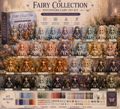 FairyStitch – Colección de manualidades de patchwork DIY
