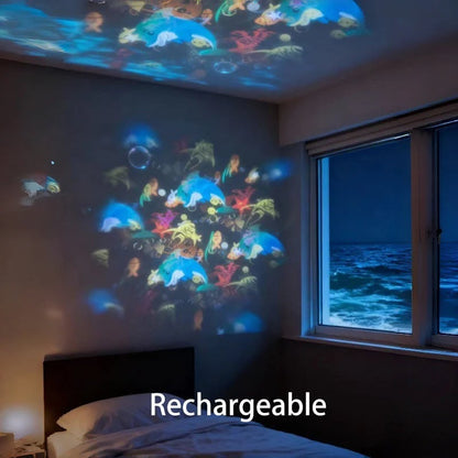 OceanGlow – Rotierender LED-Lichtprojektor