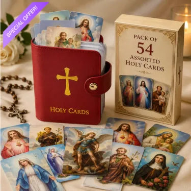 FaithKeeper – Hülle für Heiligenbilder aus echtem Leder