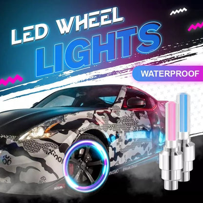 Luces NeonSpin – Brillo LED para Válvulas de Neumáticos