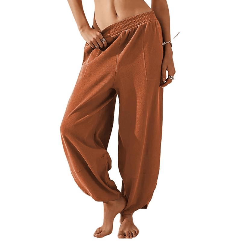 LuxeFlow – Pantalones Harén Palazzo de Pierna Ancha para Mujer