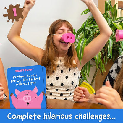 PuzzlePig – Juego de Dados Nariz-A-Nariz para Todas las Edades