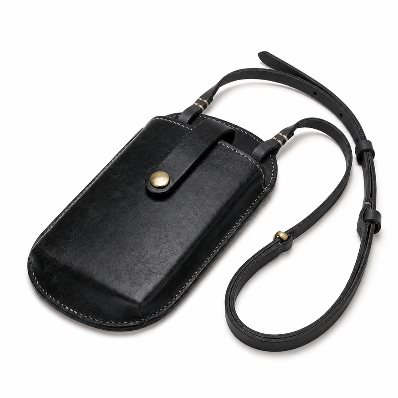 PocketLuxe – Bolso Cruzado de Cuero Premium para Teléfono