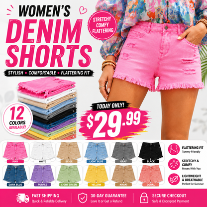 UrbanEase – Legere Damen-Jeansshorts
