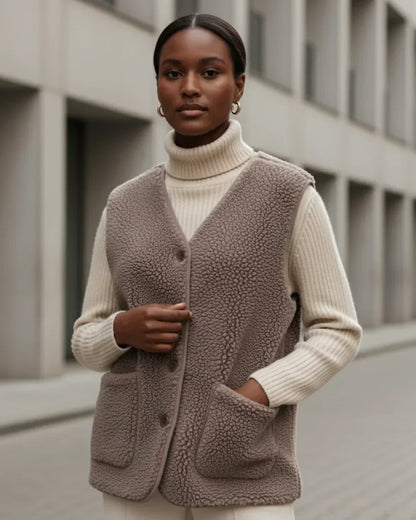 Solene™ – Pariser Wollstrickjacke für mühelose Eleganz