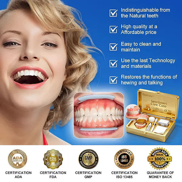 SmileLock – Solución premium de prótesis dentales completas