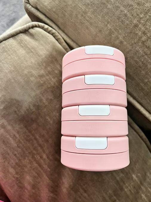 CarryCore – Set de recipientes de tocador magnéticos a prueba de fugas