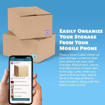 TrackTag - Etiquetas QR inteligentes para almacenamiento e inventario