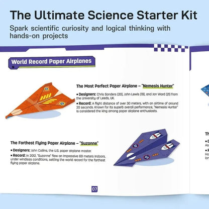 FlyBuild – Kit creativo de aviones de papel para niños