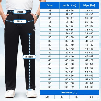 ALEVITA™ MeshIrons - Pantalones casuales para hombre con paneles de malla transpirables