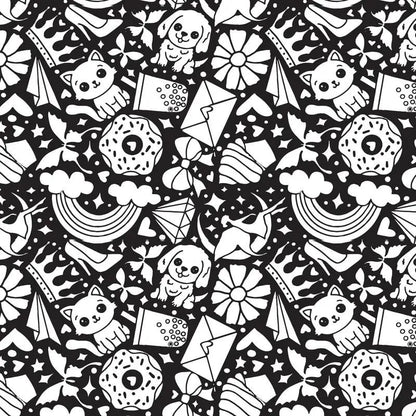 DoodleBlanket – Manta Polar para Colorear DIY de 127x152 cm con 24 Marcadores
