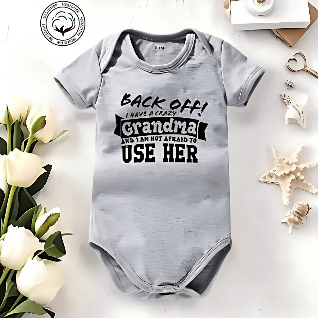 SnugglePrint – Traje de bebé con cita del abuelo