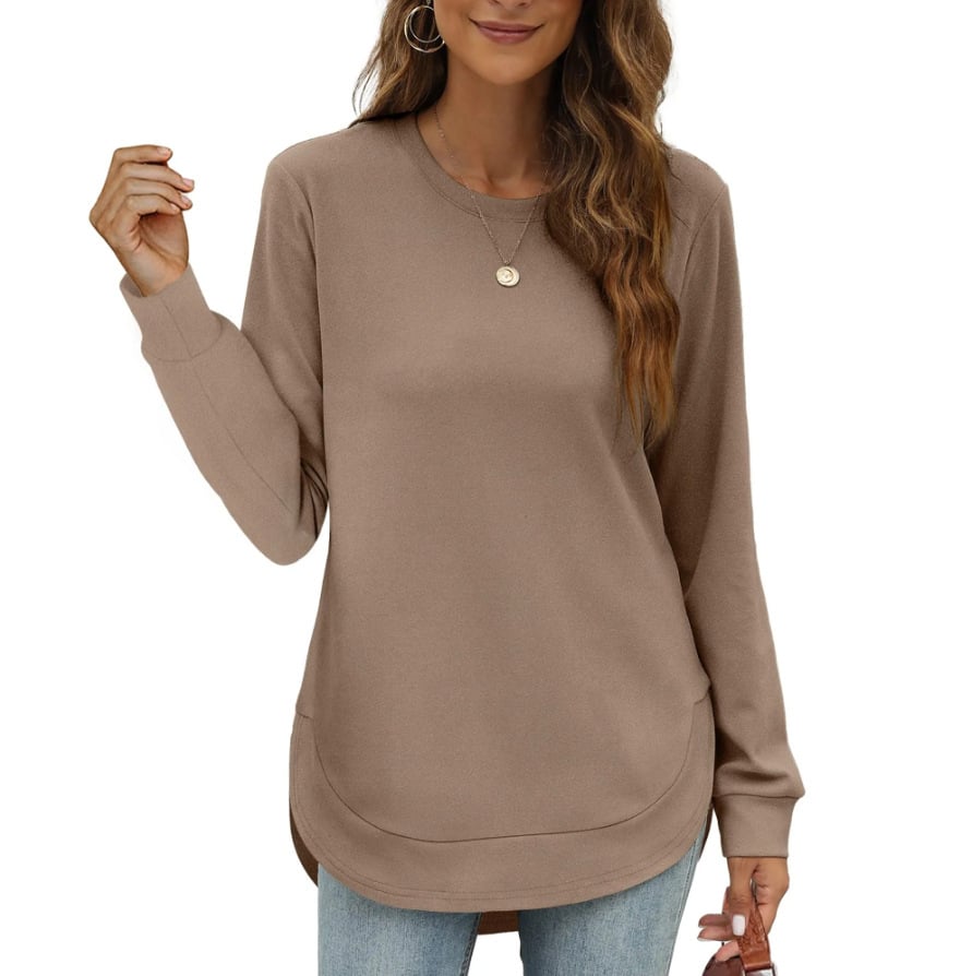 CurveFit – Weiches Crewneck-Sweatshirt für ganztägigen Tragekomfort