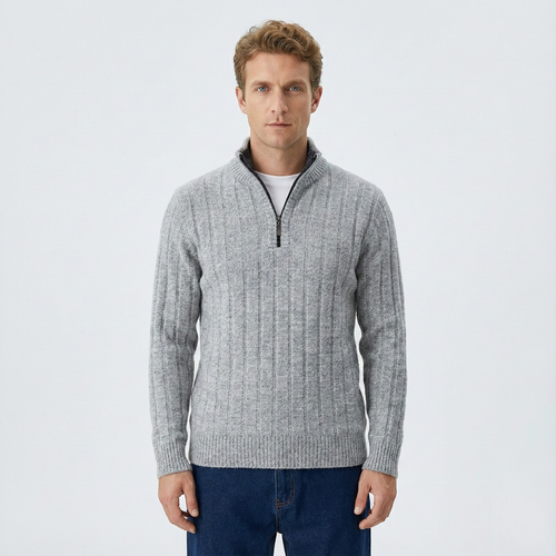 Freddie Quarter-Zip-Pullover | ALEVITA