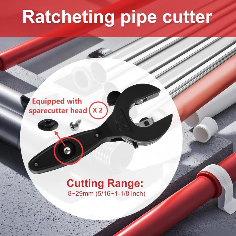 SteelSlice Pro – Cortatubos de carraca