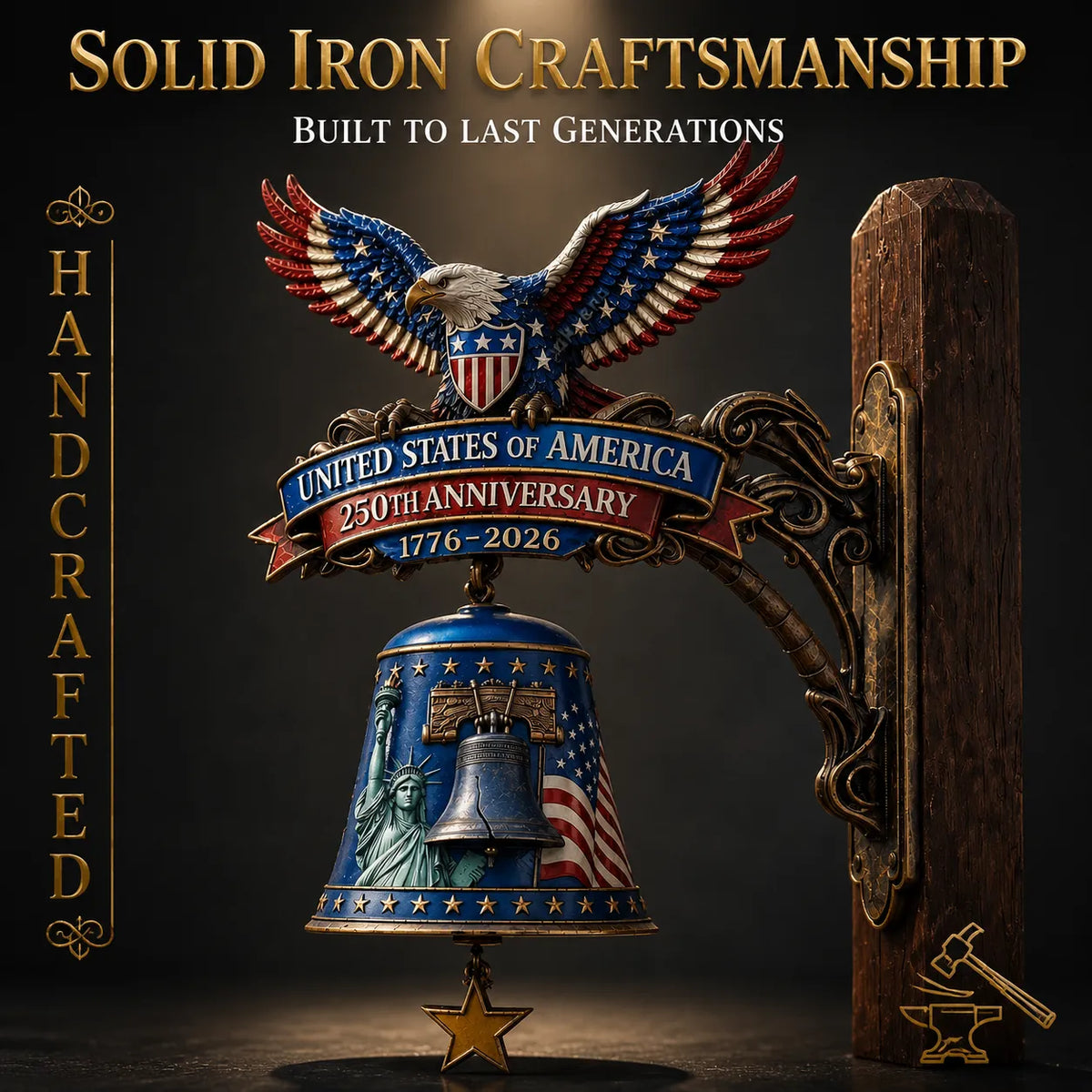 HeritageRing – Campana del 250 Aniversario de Estados Unidos