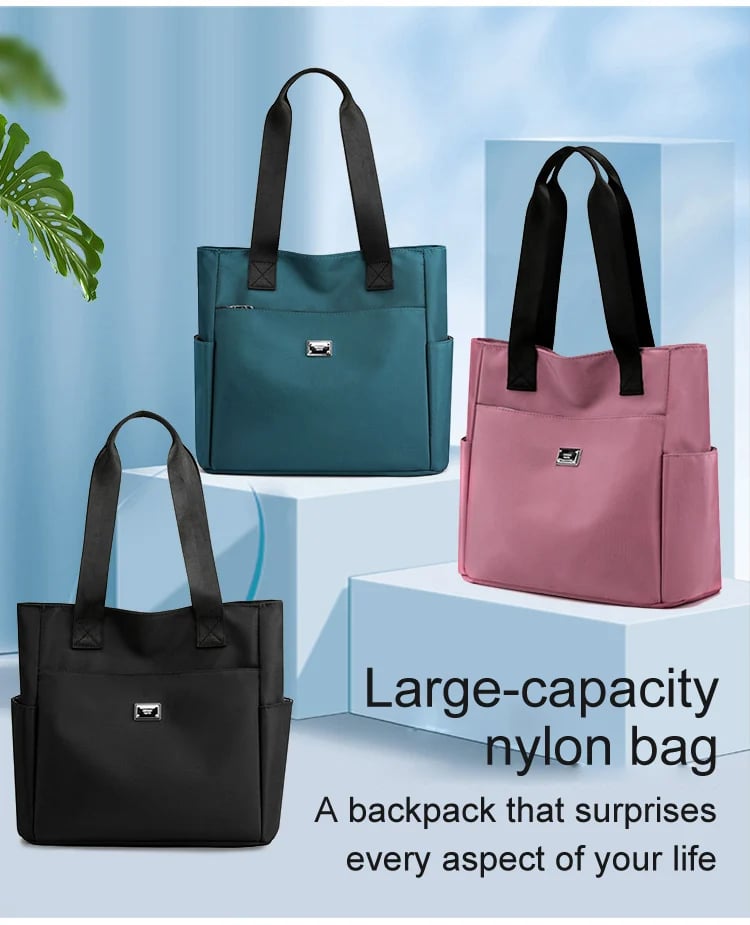 UrbanTote – Bolso de hombro de gran capacidad con múltiples bolsillos