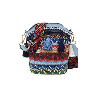 WovenRelic - Bolso de hombro artesanal vintage