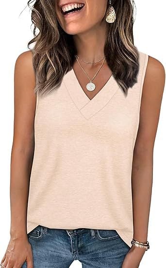 SoftEase – Top casual sin mangas para mujer de corte ajustado