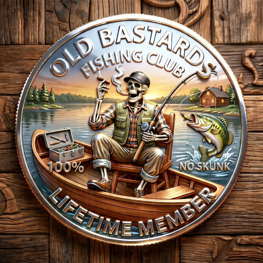 ReelLegacy – Moneda de Colección en Homenaje al Pescador Eterno