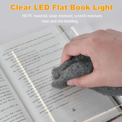 NightLume – Lámpara de Lectura LED Recargable Transparente