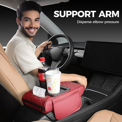 DriveEase – Multifunktionales Auto-Armlehnenpolster