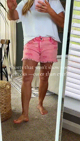 BlueBelle - Jeansshorts im Used-Look