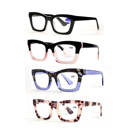 OprahStyle - Juego de 4 gafas con filtro de luz azul