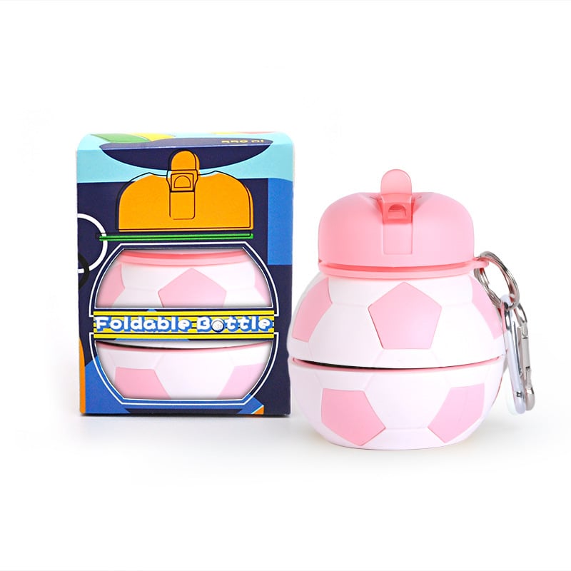 SportSip – Vaso de silicona plegable con forma de pelota deportiva