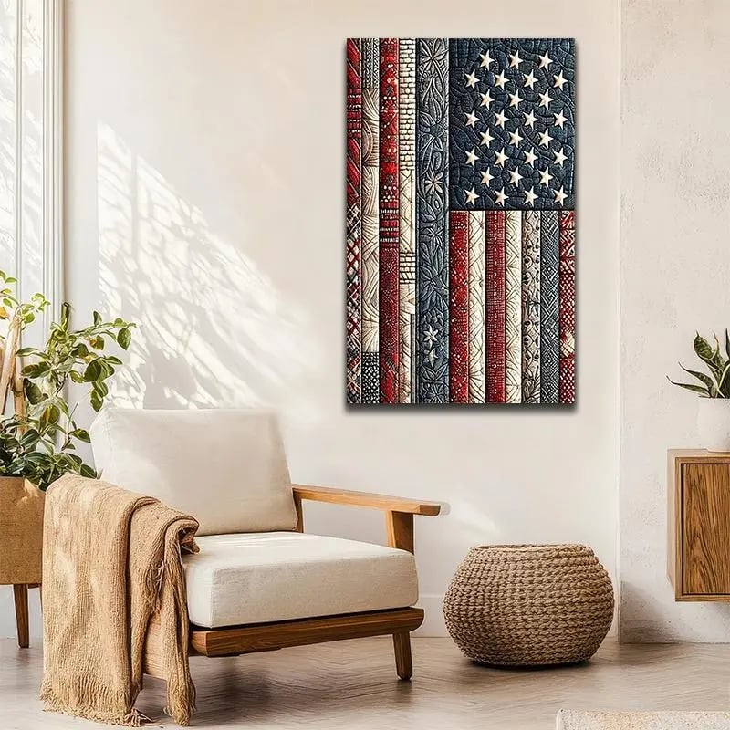 DiamondCraft – DIY 5D-Diamant-Malset „Amerikanische Flagge“