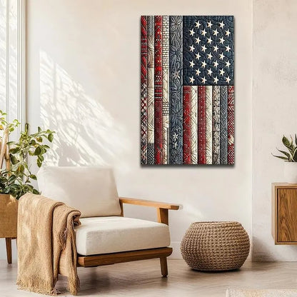 DiamondCraft – DIY 5D-Diamant-Malset „Amerikanische Flagge“