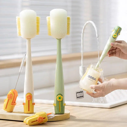 BrushPro | Cepillo de limpieza de botellas 5 en 1 versátil