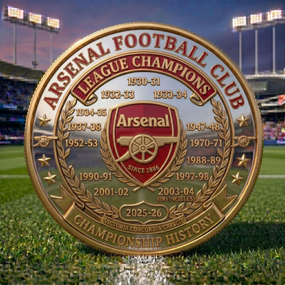 ArsenalVault – Münze zum Premier-League-Meister 2025–26