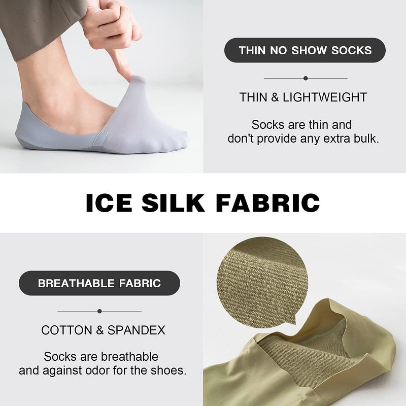 BareStep – Thin No Show Socks