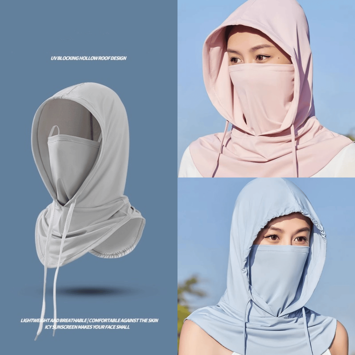 FrostGuard – Unisex Kühlende UV-Schutz-Sturmhaube